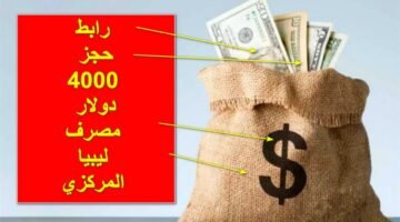 الحجز في منظومة الـ 4000 دولار أمريكي في لبيبا